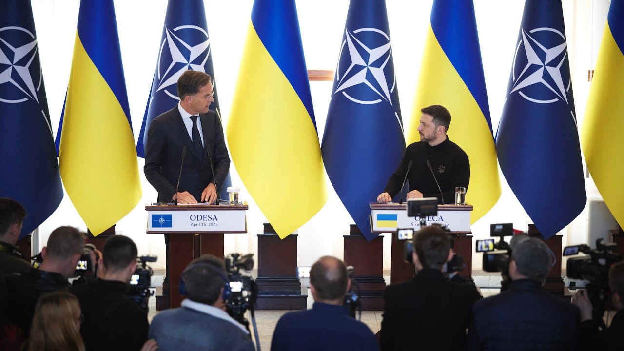 Спілкування зі ЗМІ за підсумками зустрічі Володимира Зеленського та Марка Рютте