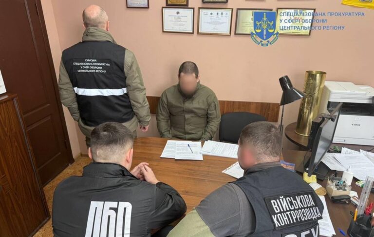 На Сумщині сержант привласнив військове майно на понад 4 млн гривень