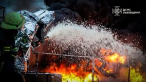 Атака на Дрогобич: по одному об’єкту було понад 20 влучань