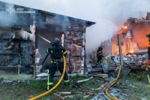 ДСНС показали наслідки удару РФ по Харкову
