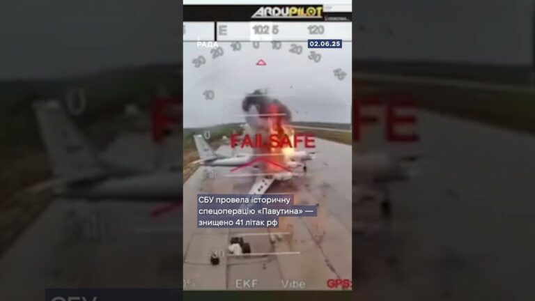 Операція «Павутина» — наймасштабніший удар СБУ по стратегічній авіації рф.
