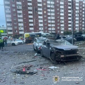 Наслідки атаки на Київ: серед постраждалих поліціянт