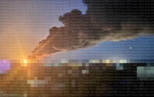 У Києві пожежі і руйнування у шести районах