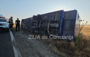 У Румунії перекинувся автобус з 55 українцями