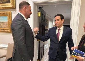 Єрмак розповів про переговори з Рубіо у Вашингтоні