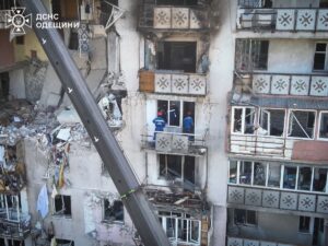 Атака на Одесу: з-під завалів деблокували тіло загиблого