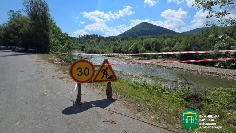 Повінь частково зруйнувала дамбу на Буковині