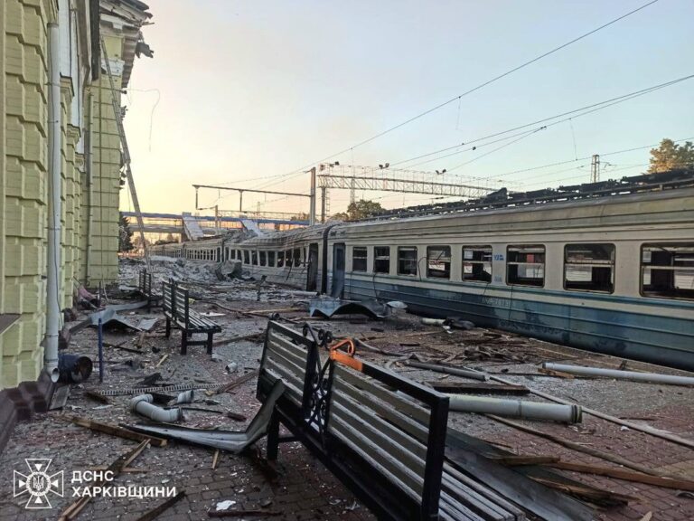 ДСНС показали наслідки удару РФ по Лозовій