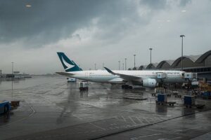 Гонконг готується надовго закрити аеропорт через супертайфун