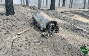 На Черкащині через російські ракети пошкоджено майже 6 гектарів лісу