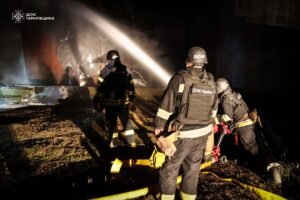 На Чернігівщині росіяни вдарили по рятувальниках