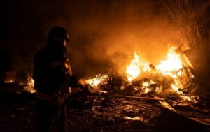 У Запоріжжі через атаку сталася пожежа