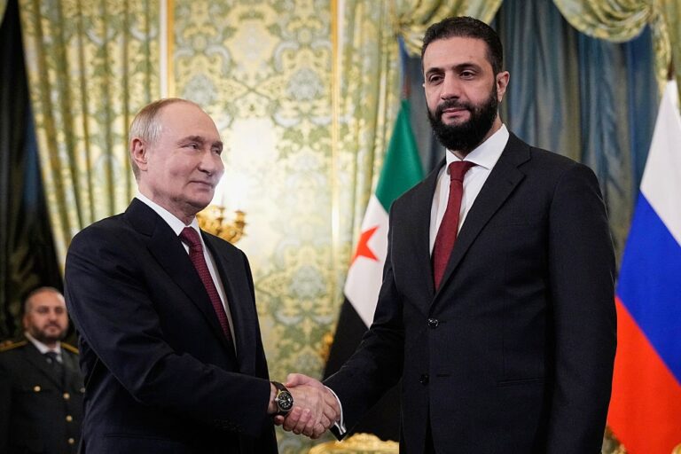 Путін пообіцяв підтримку новому лідеру Сирії
