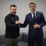 Макрон і Зеленський відвідали штаб-квартиру “багатонаціональних сил”