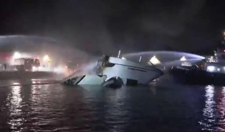 Новини світу - У Греції біля порту потонули три яхти