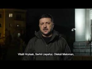 Президент України Володимир Зеленський у вечірньому  зверненні подякував українським рятувальникам