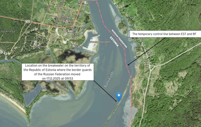 Російські прикордонники порушили кордон Естонії