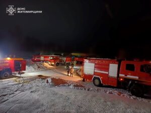 РФ вдарила по об’єктах критичної інфраструктури на Житомирщині