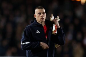 Шанс для українця: Лунін – у заявці Реала без Куртуа