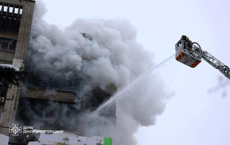 У Дніпрі 14 постраждалих через атаку “шахеда”