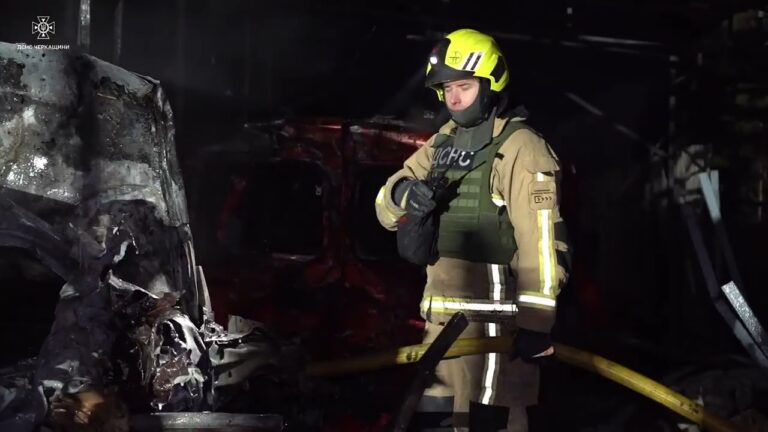 Черкаси зазнали масованої атаки російськими дронами