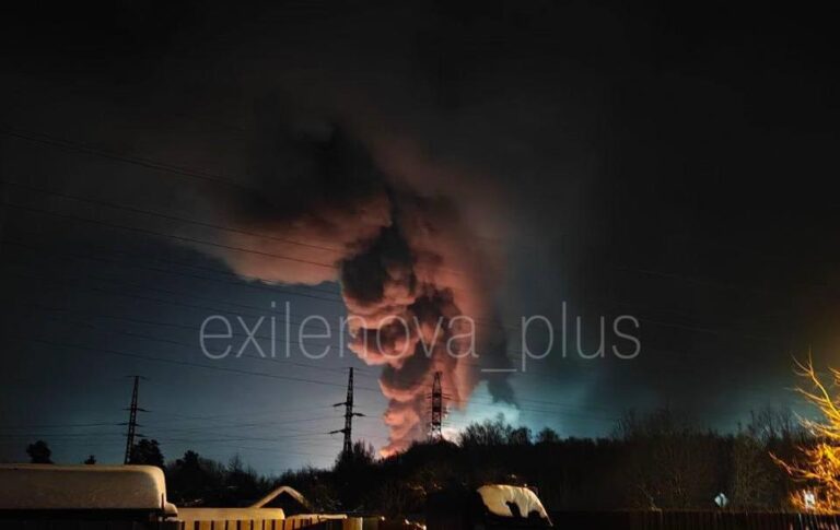 У РФ після атаки БПЛА палає хімзавод – OSINT