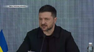 Виступ Президента України Володимира Зеленського на Бучанському Саміті