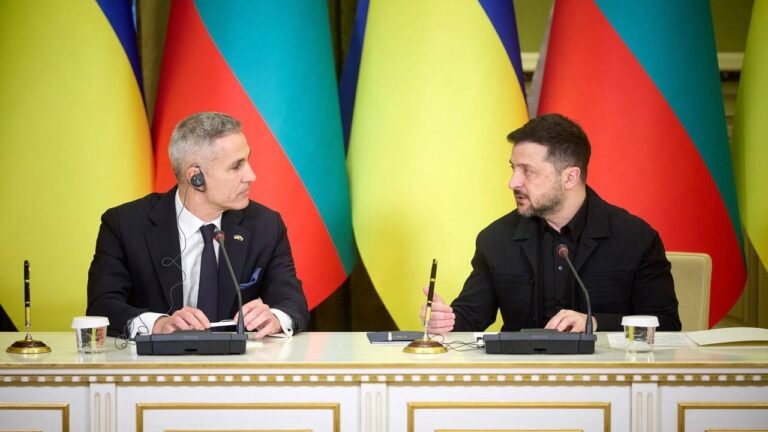 Спілкування з медіа Володимира Зеленського і Премʼєр-міністра Болгарії Андрея Гюрова