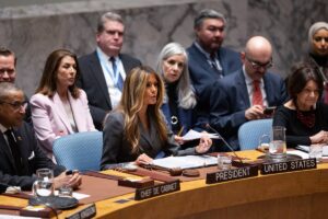 Меланія Трамп вперше очолила засідання РБ ООН