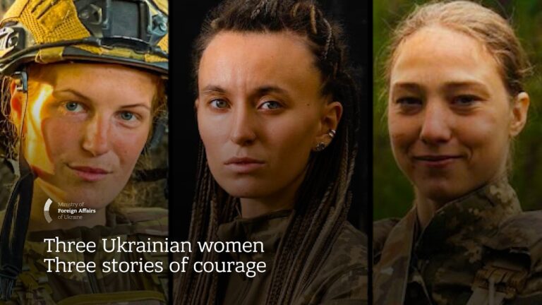 Three Ukrainian Women. Three Stories of Courage.