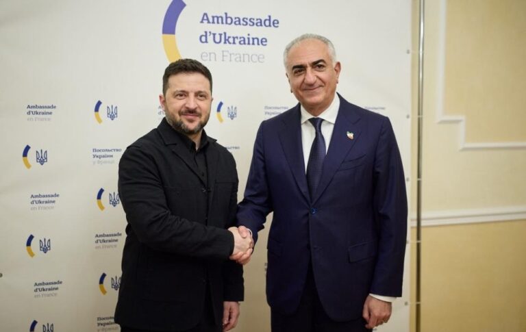 Зеленський знову зустрівся зі спадкоємним принцом Ірану