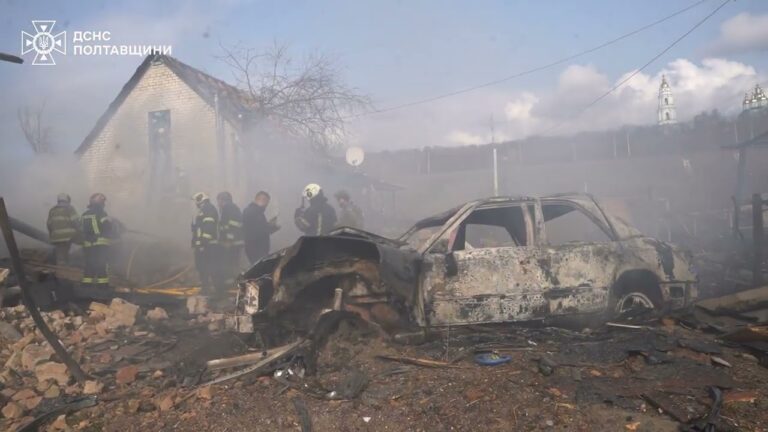 Полтава: внаслідок російської атаки постраждали 6 людей, з них – 3 дитини