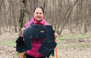 Посол ЄС знайшла уламок “шахеда” у київському лісі