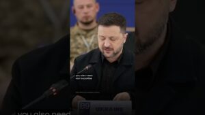 President Volodymyr Zelenskyy at the Bucharest Nine Summit