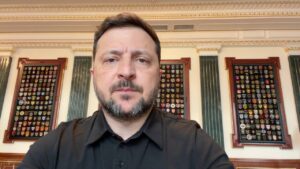 Звернення Володимира Зеленського наприкінці 1556-го дня війни