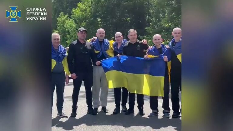 СБУ показала ексклюзивне відео обміну полоненими 27 червня