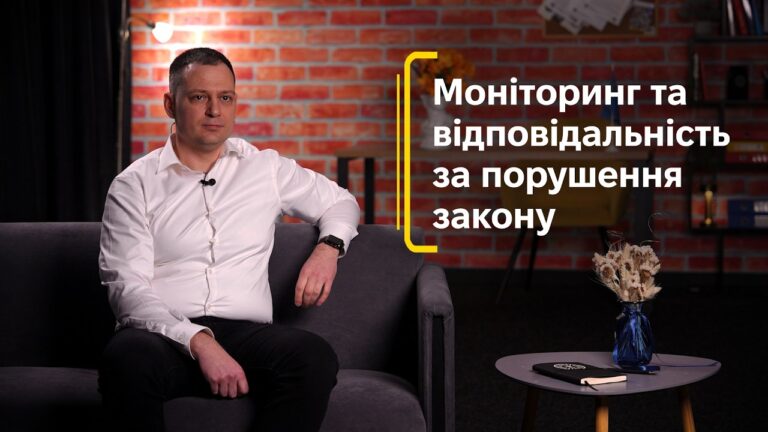 Моніторинг та відповідальність за порушення закону
