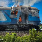 На Закарпатті під час руху загорівся дизель-поїзд