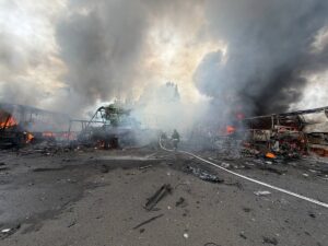 На Одещині після атаки РФ зайнялися резервуари з олією