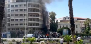 Вибухи біля готелю у Дамаску, де зупинився Макрон: 18 людей поранені