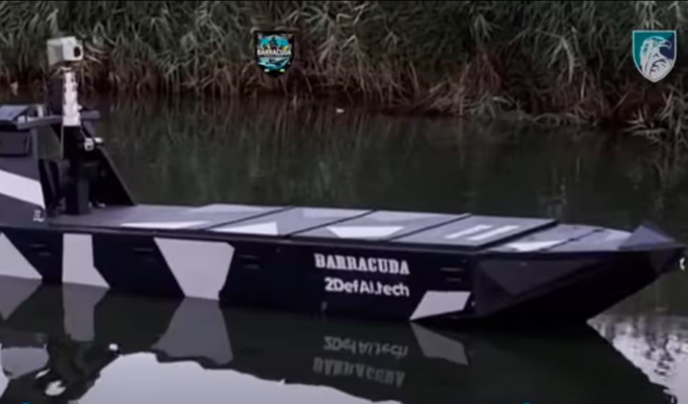 ВМС показали, як працює морський дрон Баракуда