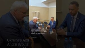 🇺🇦🇧🇪 Andrii Sybiha and Maxime Prévot held talks in bomb shelter