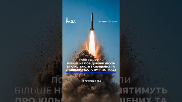 🗓️ 13.08.2026☀️ Ранкові новини🔴 1632-й день війни