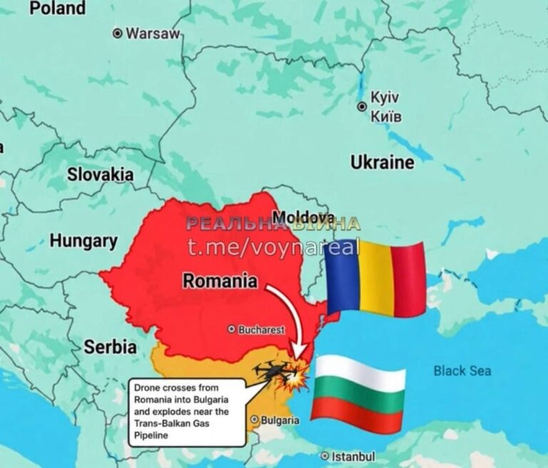 У Болгарії невідомий БПЛА вибухнув поблизу газопроводу