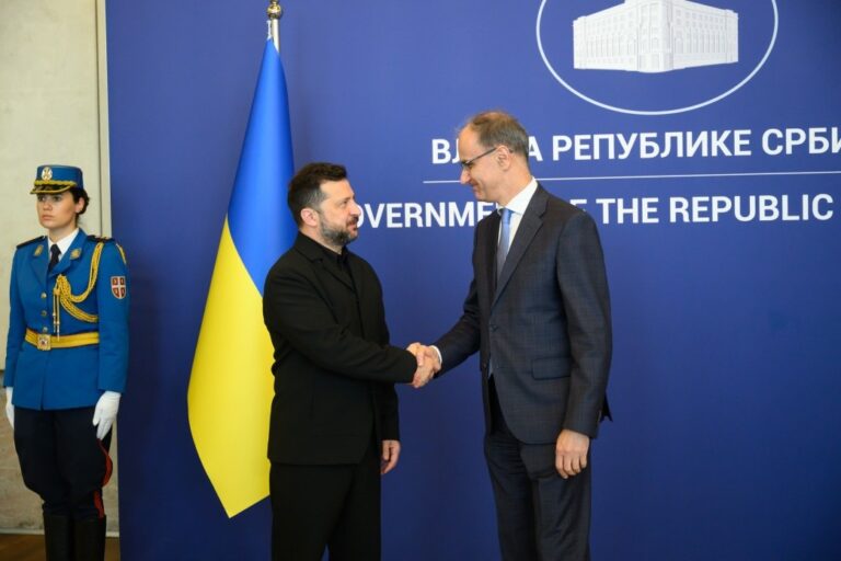 Зеленський зустрівся з прем’єр-міністром Сербії