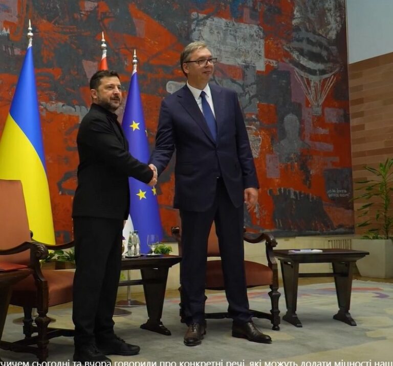 Зеленськй розповів про розмову з Вучичем